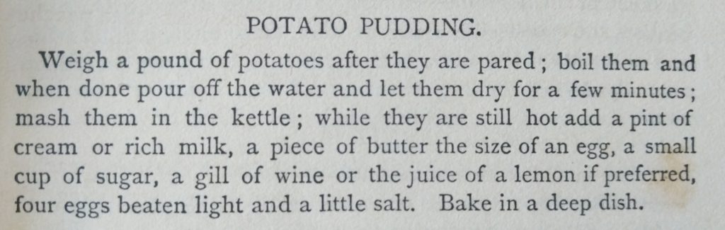 Potato Pudding