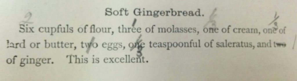 Soft Gingerbread, Recipe