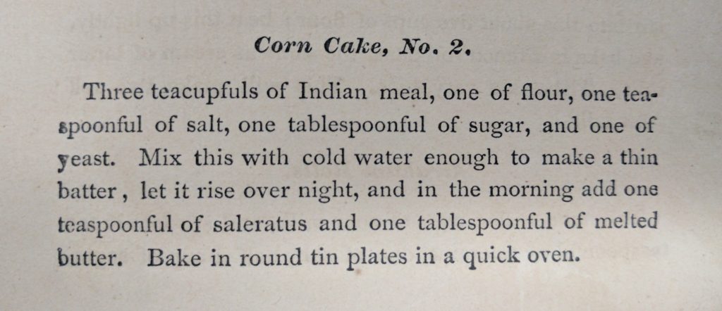 Corn Cake No 2, recipe