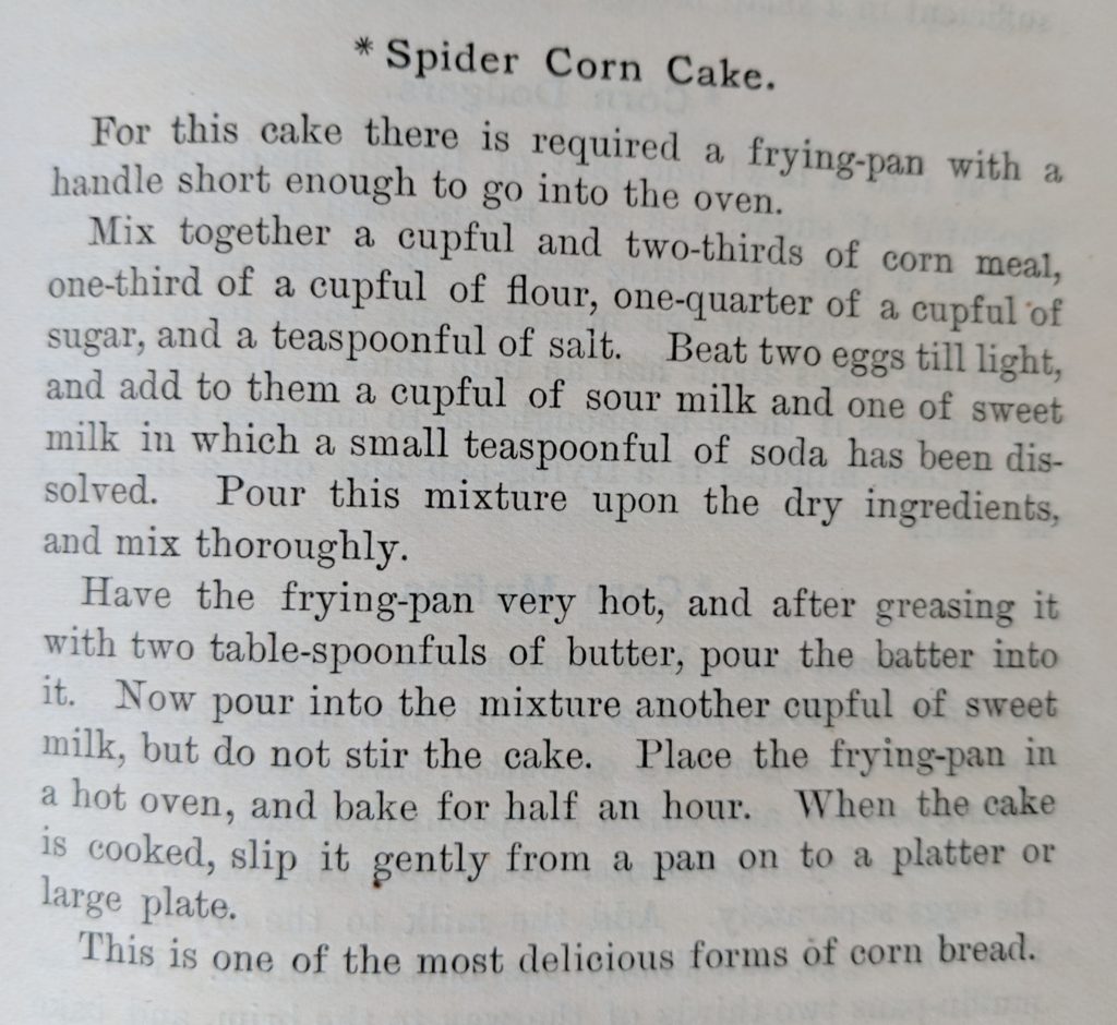 Spider Corn Cake Recipe