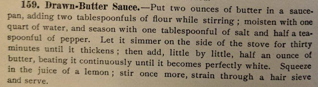 Drawn-Butter Sauce Recipe