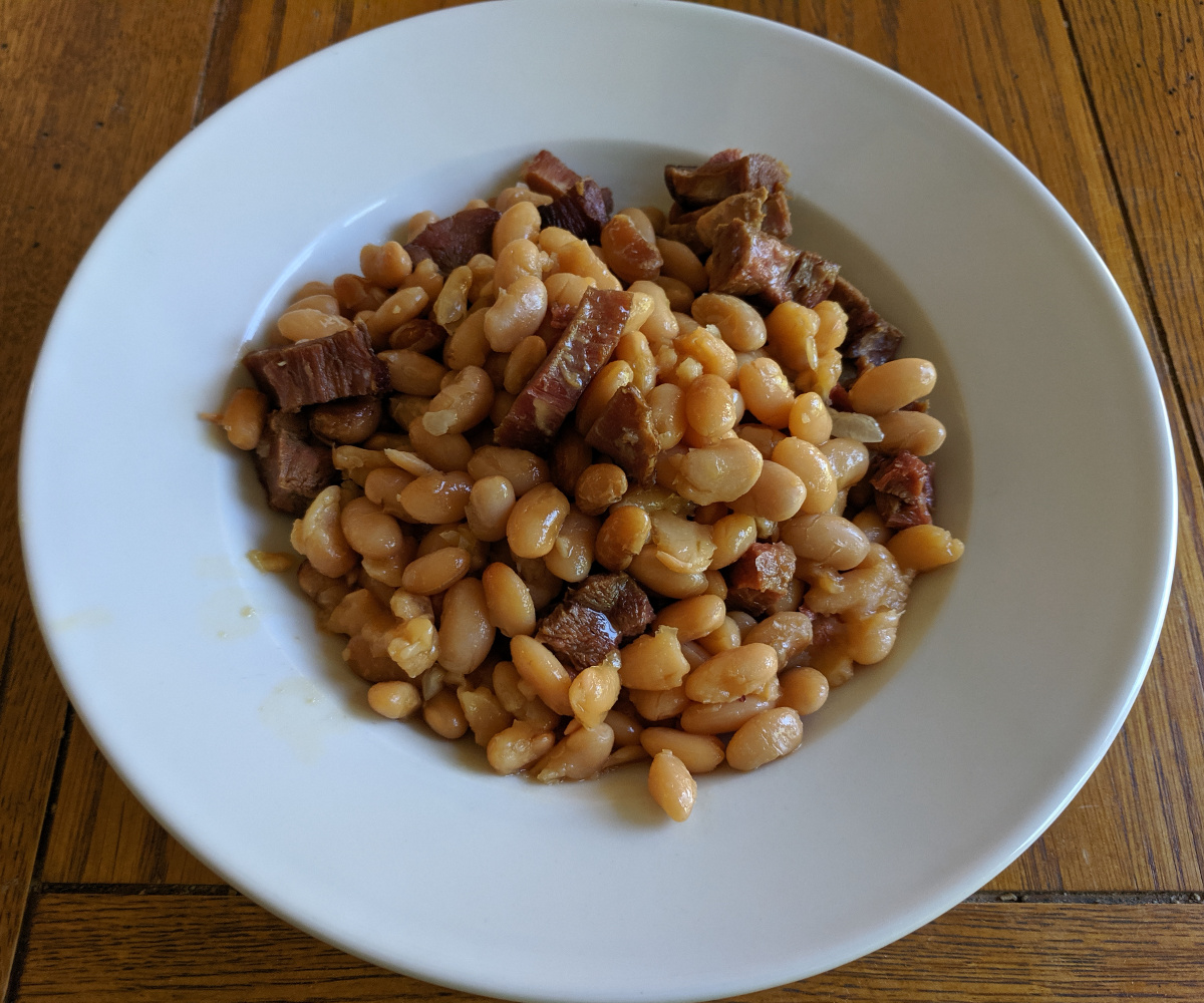 Boston Baked Beans in a bowl.